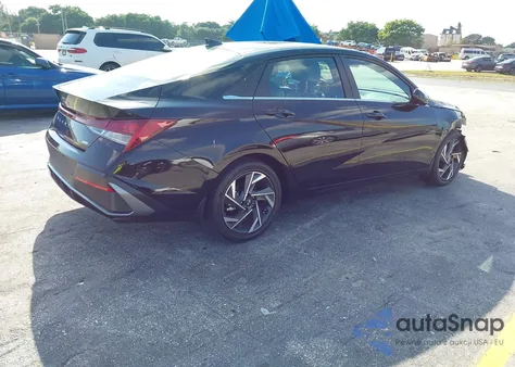 2024 Hyundai Elantra Hybrid Limited из США, поврежденный, VIN KMHLN4DJ3RU105187